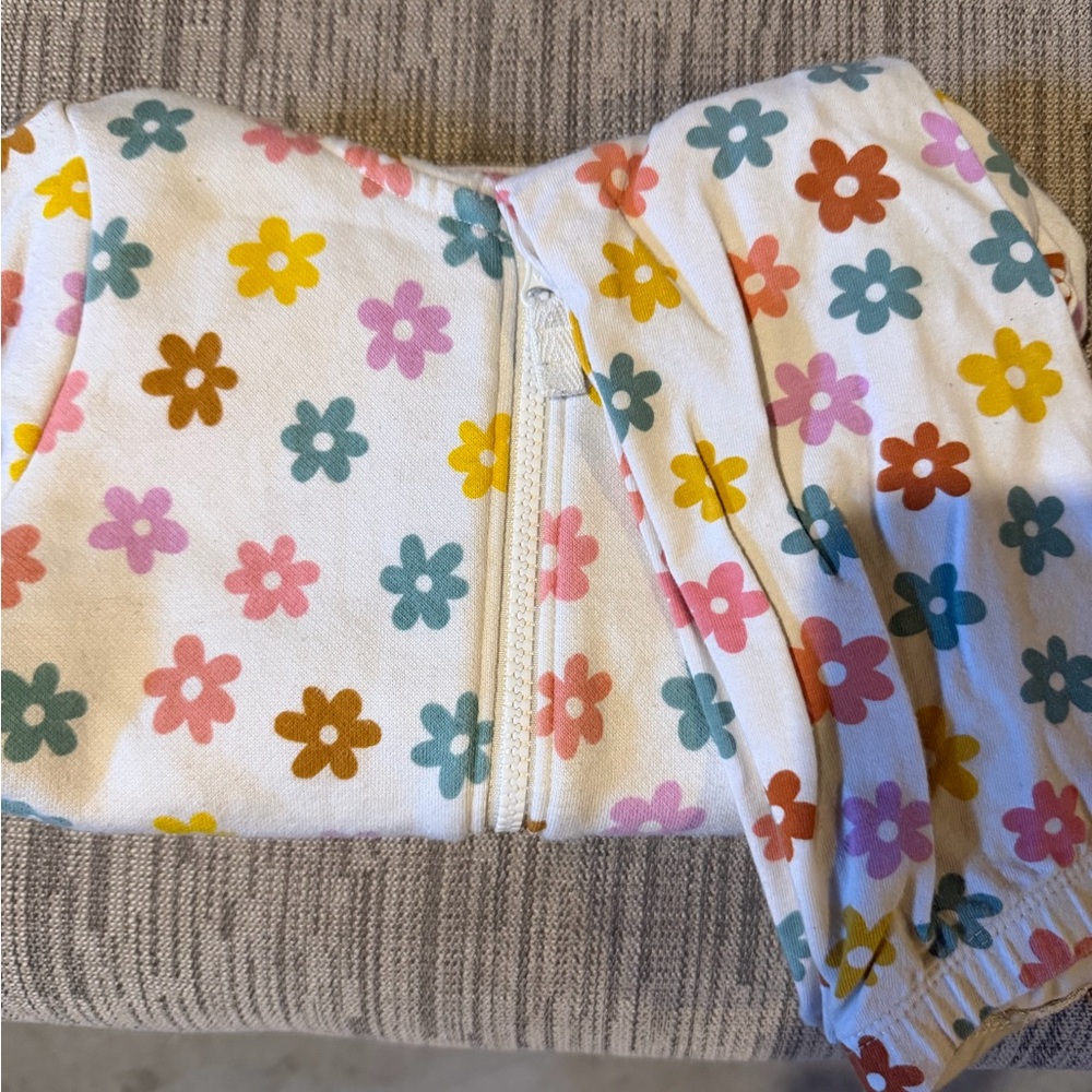 Cat & Jack Floral Diaper Cover Set - Multicolor